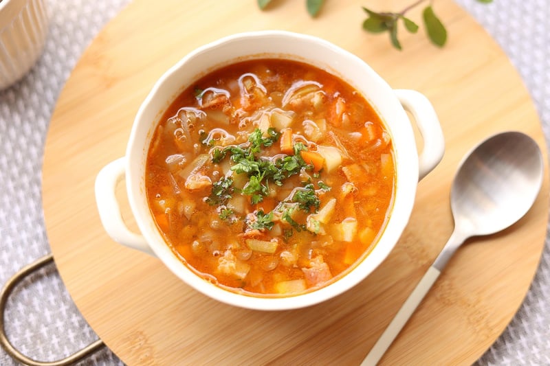 Hearty potato soup